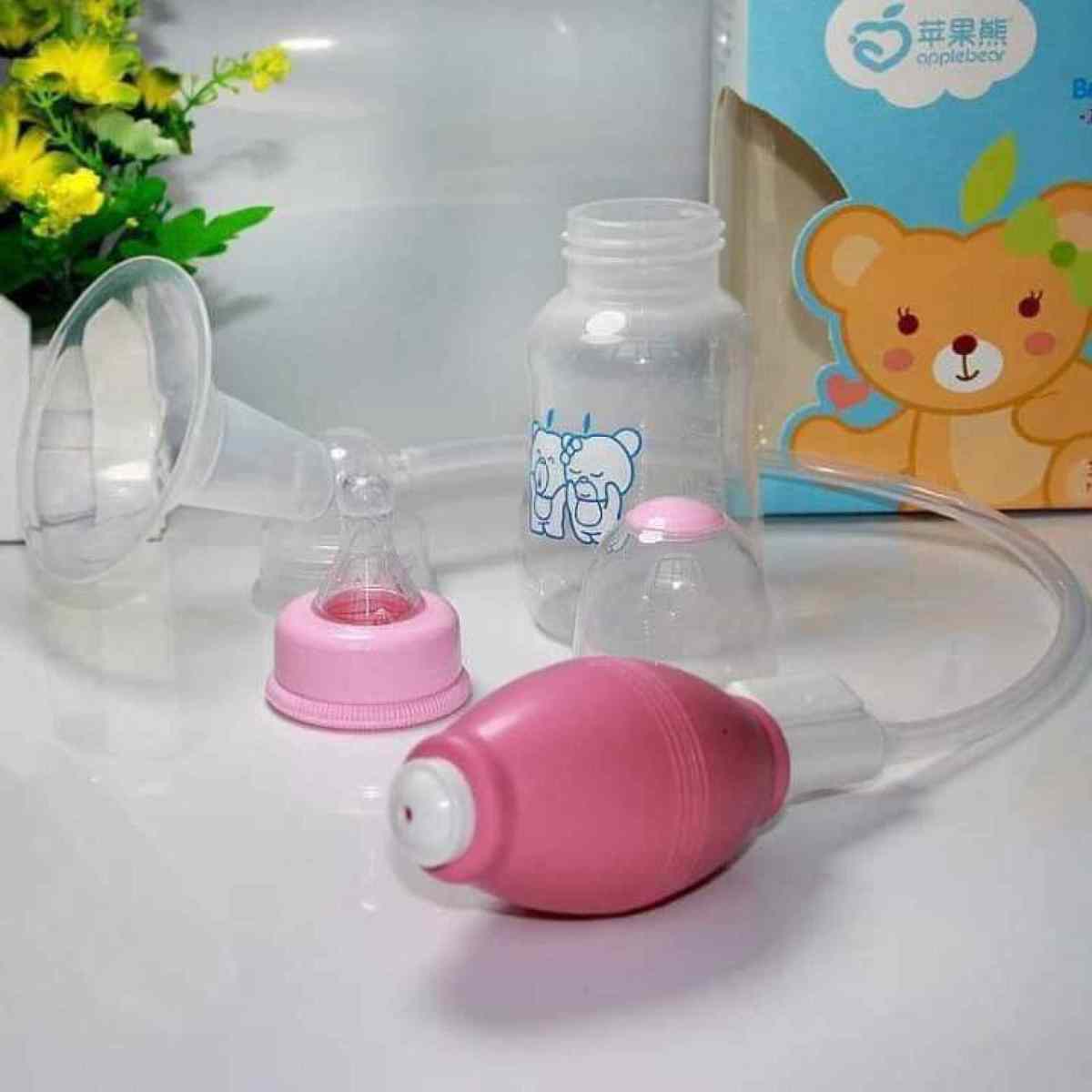 Picture of Apple.Bear Brest Pump Manual Control Mom Breastfeeding Baby Milk Suction Feeding Newborn Bottle 1 set
