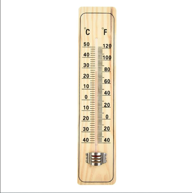 Picture of Wall Hang Thermometer Indoor Outdoor Garden House Garage Office Room Hung Logger Room Temperature Meter