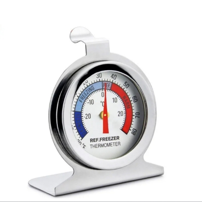 Picture of Portable Round Dial Kitchen Stainless Steel Freezer Refrigerator Thermometer - NF Surgical