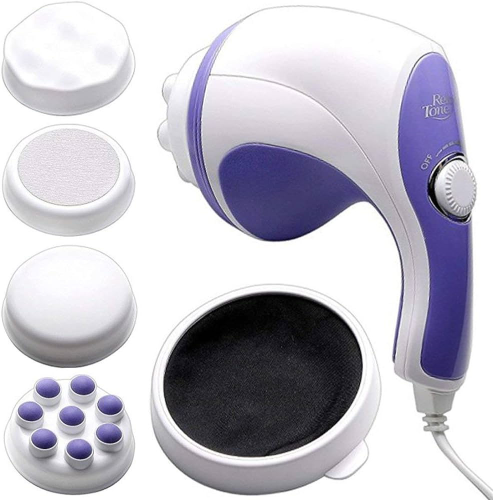 Picture of Relax Tone Spin Body Massager With 5 Headers Relax Spin Tone Slimming Lose Weight Burn Fat Full Body Massage Device - NF Surgical