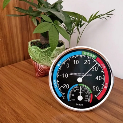 Picture of Practical Analog Temperature Meter Hygrometer Measuring Thermometer Indoor Outdoor Humidity Baby Home Bedroom Wet Measurement Anymeter TH101B Indoor / Outdoor Thermo-hygro Comfortable - NF Surgical
