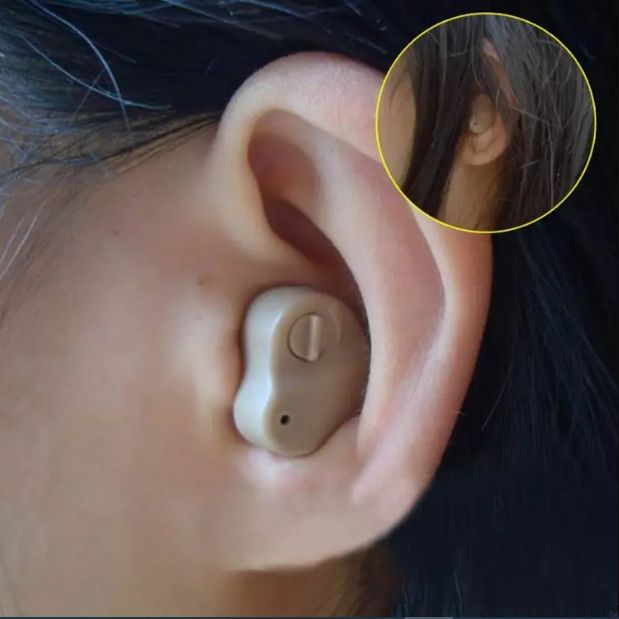 Picture of New Mini Invisible Hearing Aids Portable Small Mini In The Ear Invisible Sound Amplifier Adjustable Tone Digital Aids Care