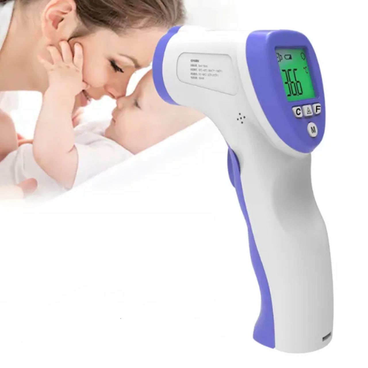 Picture of ProCare Smart Non-Contact Infrared Thermometer with 3 color display and Warrenty - NF Surgical