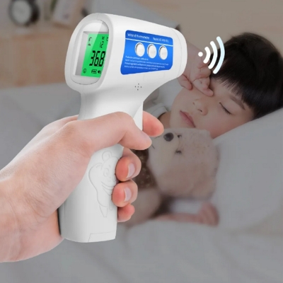 Picture of ProCare Smart Non-Contact Infrared Thermometer with 3 color display and Warrenty - NF Surgical