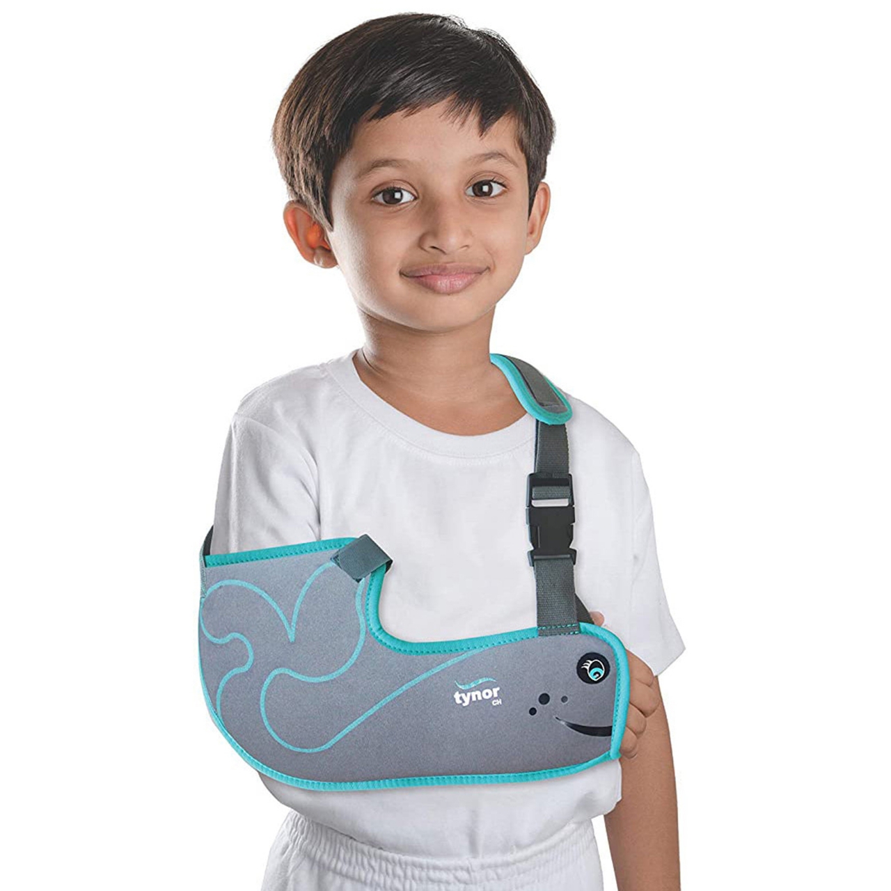 Picture of Tynor Pouch Arm Sling for sprained, broken or surgically operated arm, C-01, Children size (19.7 - 23.6 Inch)