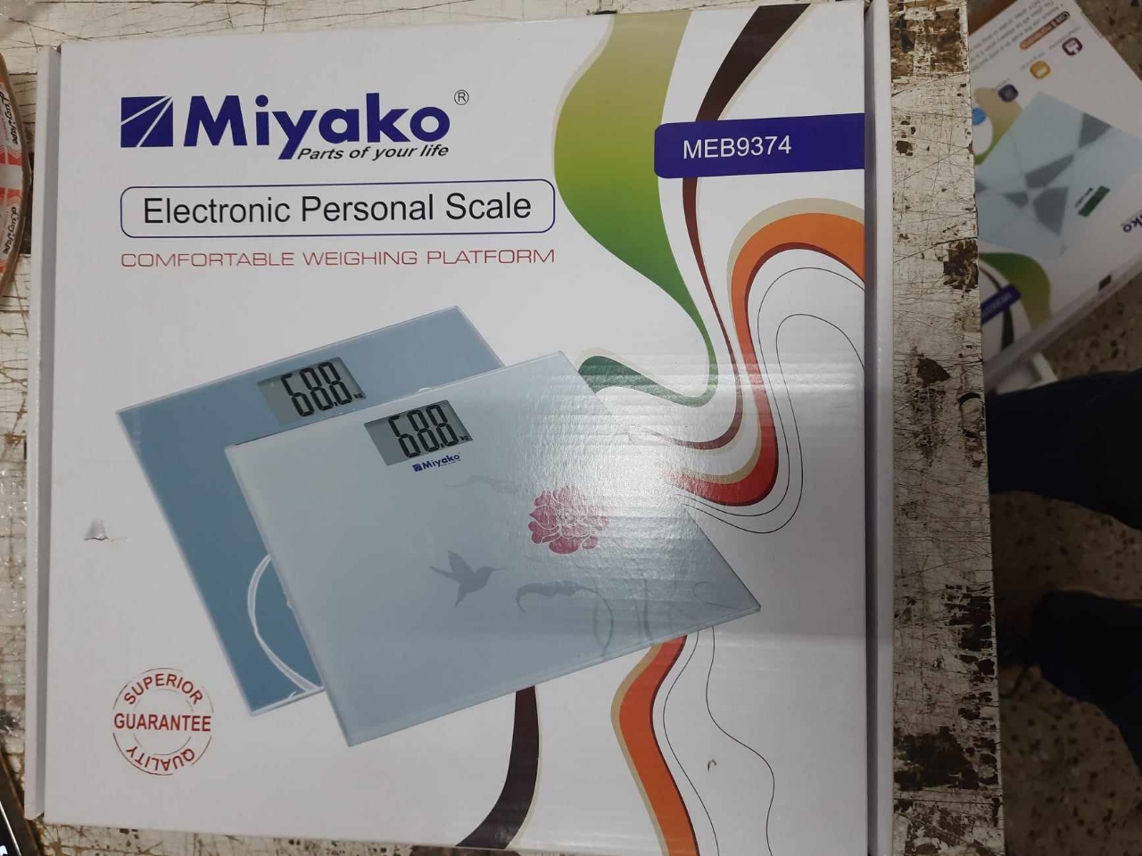 Picture of Accurate Weight Measurement with Miyako Digital Weight Msin/MyYAKo Electrical Personal Scale Meb-9374/Meb-9 - Your Reliable Partner for Health and Fitness Goals
