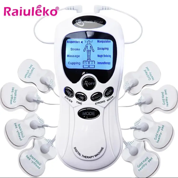 Picture of 8 Models Electric herald Tens Muscle Stimulatar Ems Acupuncture Body Massage Digital Therapy Machine Electrostimulator