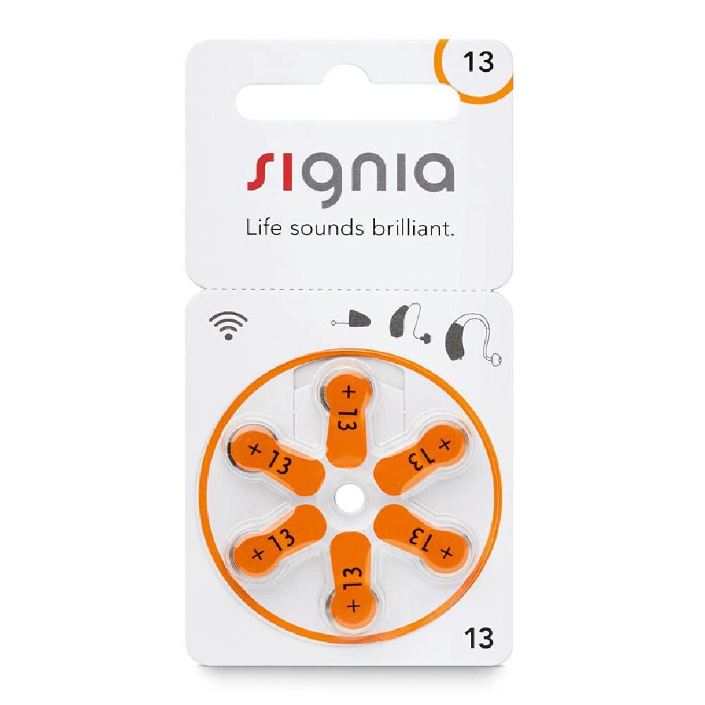 Picture of Siga Hearing Aid Battery Size 13, Pack of 6 Batteries