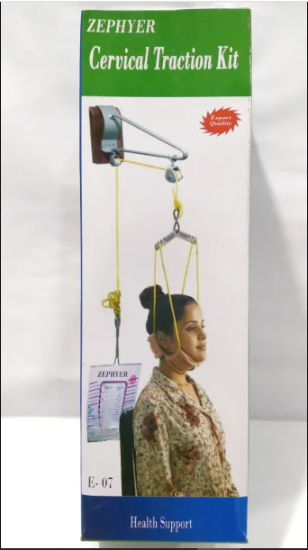Picture of New Modified Cervical Traction Kit With Weight Bag - Universal - Massage Machine