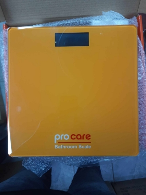 Picture of শারীরিক ওজন পরিমাপের জন্য ব্যক্তিগত ডিজিটাল বাথরুম ওজন মাপার স্কেল গ্লাস ওজন মেশিন (5mm সাদা গোলাকার ওজন মাপার মেশিন) (180 kg, সাদা) - weight machine