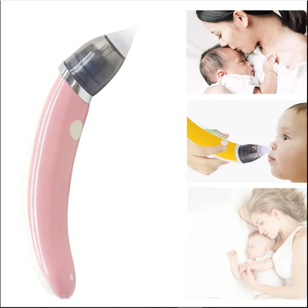 Picture of Baby Nasal Aspirator Electric Baby Nasal Vacuum Cleaner Hygienic Nose Snot Cleaner Rechargeable Baby Items Care Utensils