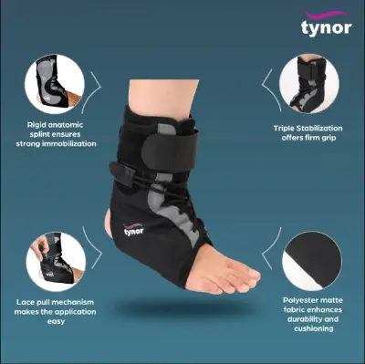 Picture of Tynor Ankle Brace(Immobilization,Support & Protection)