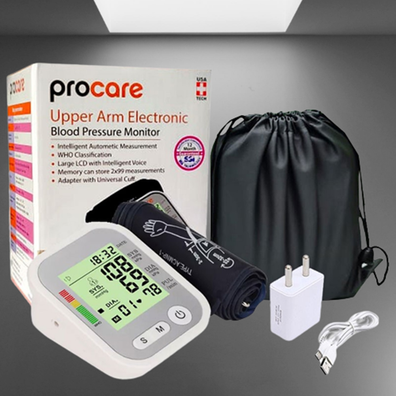 Picture of Procare Digital Blood Pressure Machine/ Electronic Blood Pressure Machine