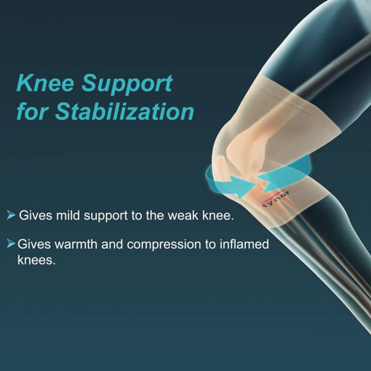 Picture of Tynor Knee Cap Pair(Relieves Pain, Support, Uniform Compression)