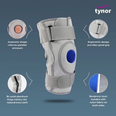 Picture of Tynor Knee Support Hinged (Neo) J-01