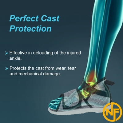 Picture of Tynor Cast Shoe Rocker Sole(Protection,Walking,Light weight)