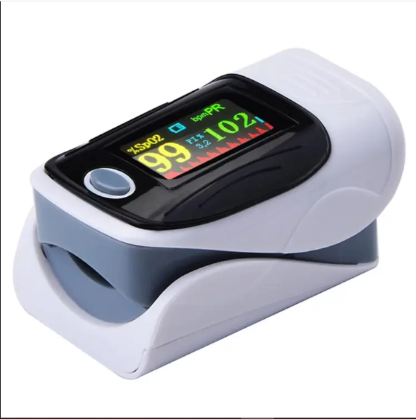 Picture of Oximeter Finger Clip Oximeter Finger Pulse Monitor Oxy Saturation Monitor Heart Rate Meter
