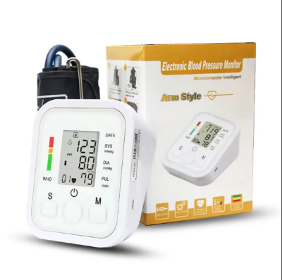 Picture of Digital Arm Blood Pulse Pressure Monitor Electric Voice Tonometer Meter Health Care 99 Memory Sets Household Sphygmomanometer