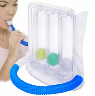 Picture of Three-ball Apparatus Vital Capacity Breathing Trainer Incentive Spirometer Lung Breathing Exerciser Rehabilitation Training