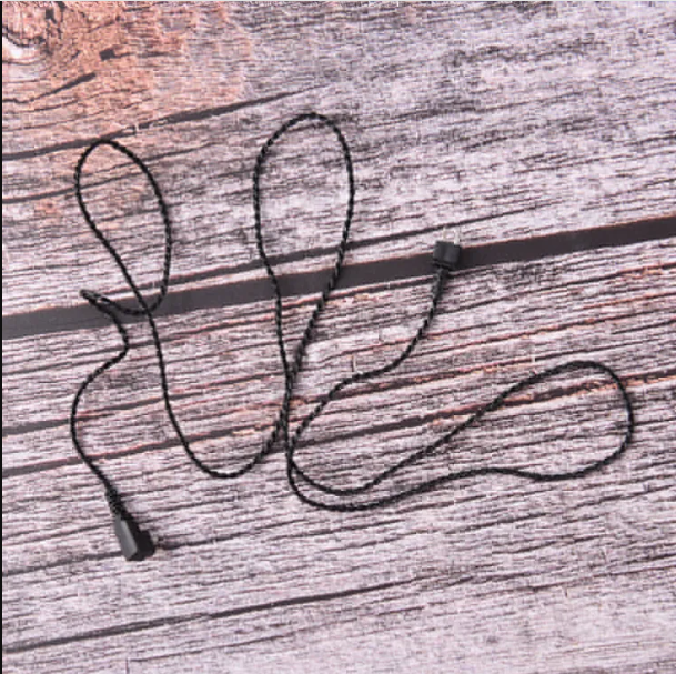 Picture of 2pin Universal Black/Beige Adapter Cable Hearing Aid Receiver For Pocket Wire Standard Power Cord