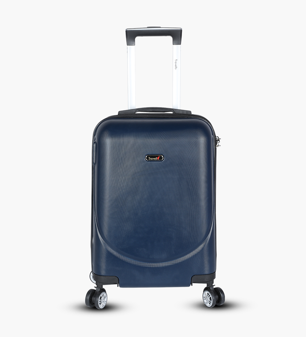 Picture of Travello 24"Unbreakable Body More Capacity Water Resistant Aluminum Plain Luggage/Trolley Bag/Hardtop - Dark Blue
