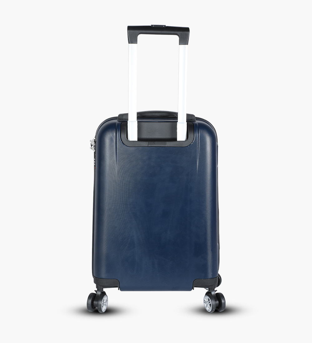 Picture of Travello 24"Unbreakable Body More Capacity Water Resistant Aluminum Plain Luggage/Trolley Bag/Hardtop - Dark Blue