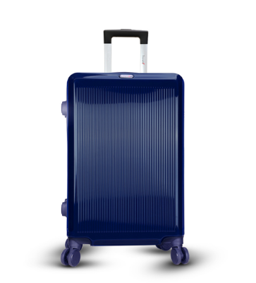 Picture of Travello 28 Inch Royal Zipper Unbreakable Body More Capacity Water Resistant Aluminum Luggage- Trolley Dark Blue