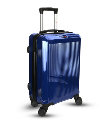 Picture of Travello 28 Inch Royal Zipper Unbreakable Body More Capacity Water Resistant Aluminum Luggage- Trolley Dark Blue