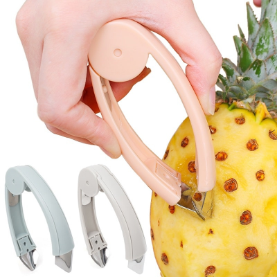 Picture of Multi-purpose Stainless Steel Strawberry Pineapple Eye Peeler Fruit Vegetable Practical Seed Remover Clip Fruit Tools Kitchen Gadgets