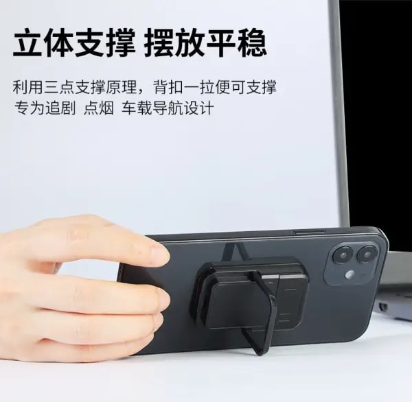 Picture of 2-in-1 USB Lighter and Phone Holder: Multi-Functional Waterproof and Windproof Lighter Dual-Purpose Lighter and Phone Stand