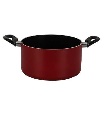 Picture of TOPPER Nonstick Glamour Casserole With Lid (Red)  28 cm
