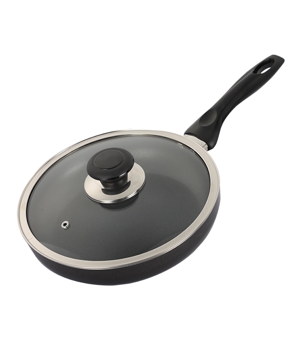 Picture of Topper Nonstick Glamour Fry Pan With Lid Ash 22 Cm