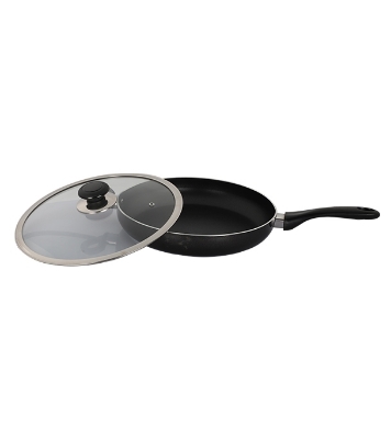 Picture of Topper Nonstick Glamour Fry Pan With Lid Ash 22 Cm