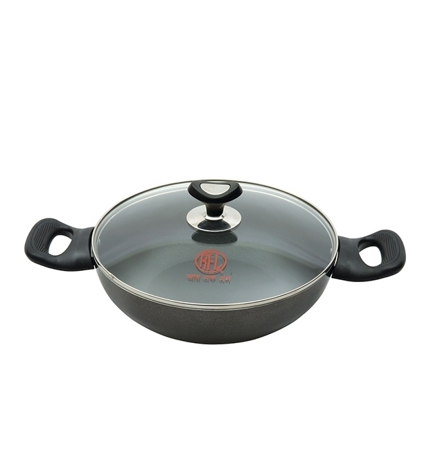 Picture of Topper Nonstick Karai With Lid Black 26 Cm 