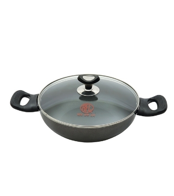 Picture of Topper Nonstick Karai With Lid Black 26 Cm 