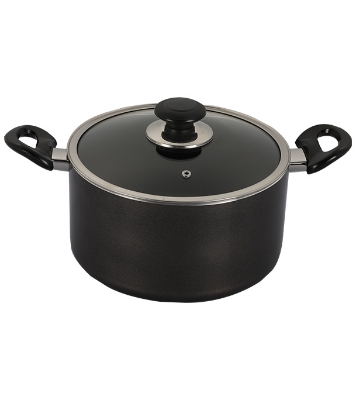 Picture of Topper Nonstick Glamour Casserole with Lid Ash 24cm 