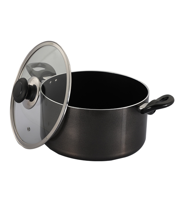 Picture of Topper Nonstick Glamour Casserole with Lid Ash 24cm 