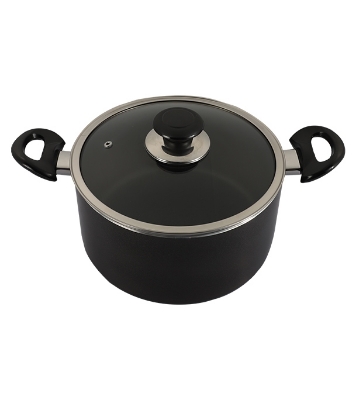 Picture of Topper Nonstick Glamour Casserole with Lid Ash 24cm 