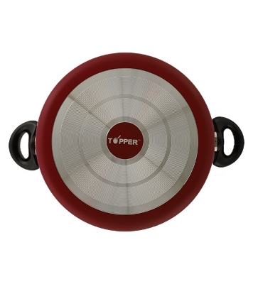 Picture of Topper Nonstick Glamour Casserole with Lid Red 26 cm 
