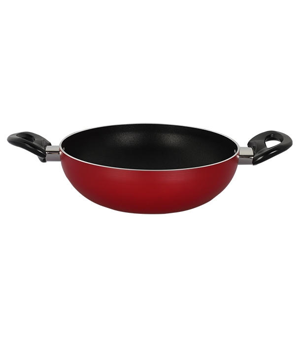 Picture of Topper Nonstick Glamour Karai with Lid Red 24 Cm 