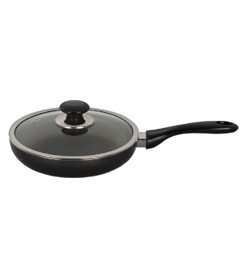 Picture of TOPPER Nonstick Glamour Fry Pan With Lid (Spatter Grey) 24 cm 