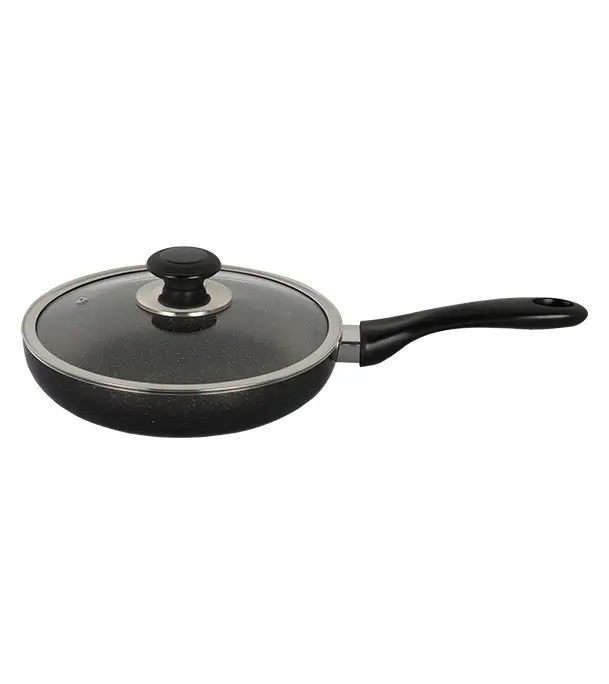 Picture of TOPPER Nonstick Glamour Fry Pan With Lid (Spatter Grey) 26 cm 