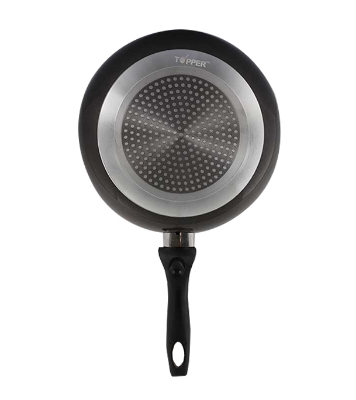 Buy TPR NS Glamour Fry Pan With Lid IB (Ash)-28cm Online 