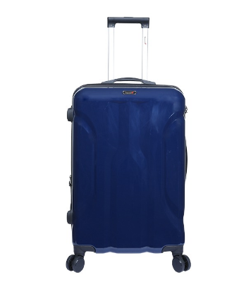 Picture of Travello Luxury Plus 28 Inch Ultra Light Weight Strong Build Quality Water-Resistant Double Caster Wheel Bigger Space Hardtop Luggage-Trolley Dark Blue