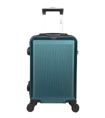 Picture of Travello 24 Inch Royal Zipper Unbreakable Body More Capacity Water Resistant Aluminum Luggage- Trolley Green