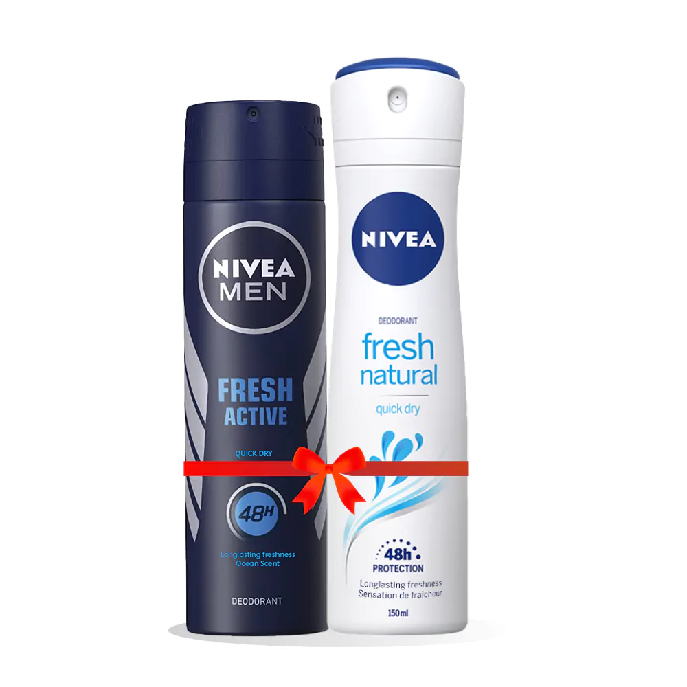 Buy Nivea Body Spray Fresh Active & Fresh Natural Combo 150ml at Best Price In Bangladesh
