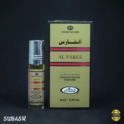 Picture of Al Rehab-Al Fares Arabian Long-Lasting Attar For Men & Womem-Made In U.A.E (6ml)