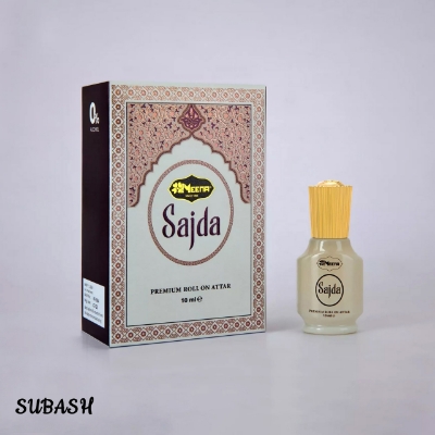 Picture of MEENA FRAGRANCE SAJDA-SWEET WOODY CARAMALIC FRUITY AGARWOOD 10 ML- MADE IN INDIA