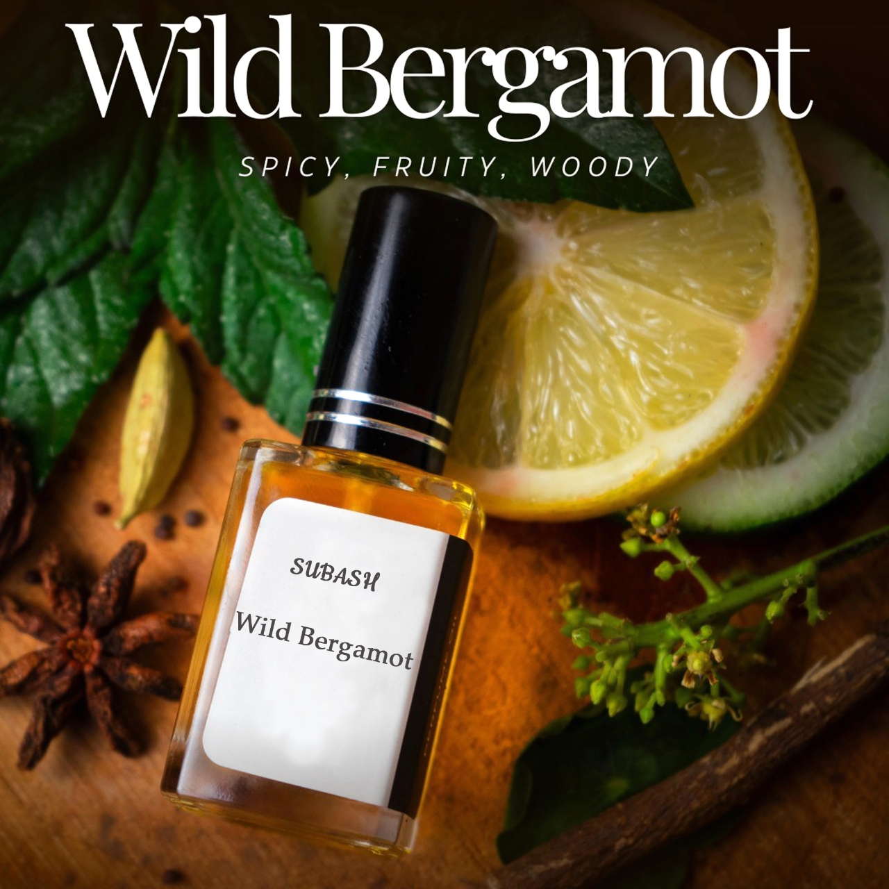 Picture of Wild Bergamot - Made in France -Luxurious Premium Attar For Men & Women 10ml