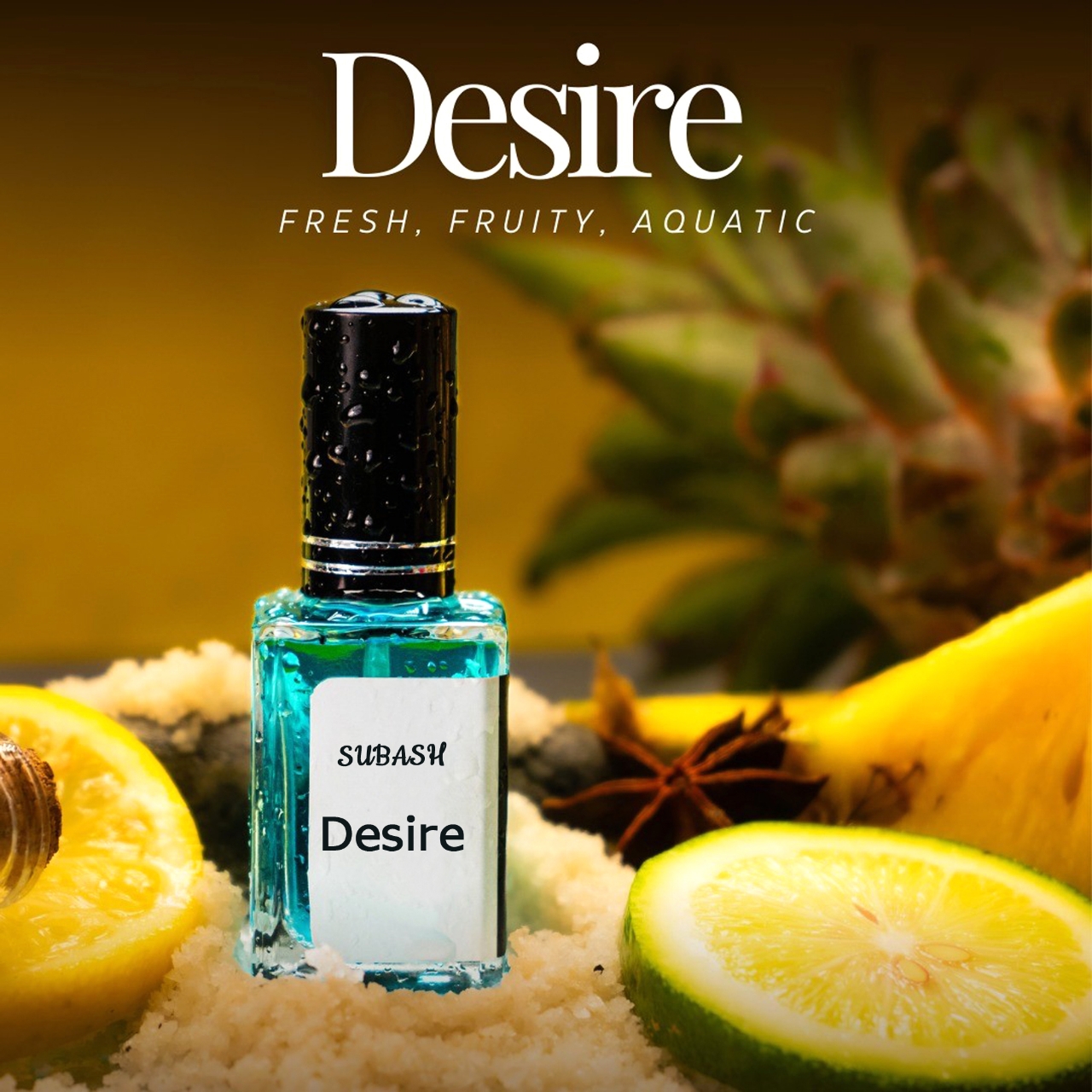 Picture of Desire - Made in France -Luxurious Premium Perfume Oil For Men & Women 10ml